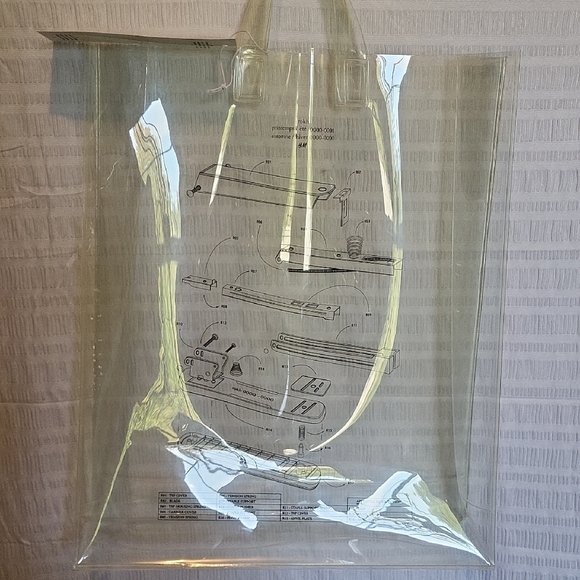 Clear Shopping Tote Bag - Picture 1 of 5